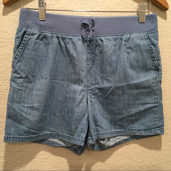 The Children's Place Other - 👍 2/$10 - The Children’s Place Girls Denim Shorts Size 16 Elastic Waist Stretch